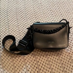 Claudia Canova Faux Leather Crossbody Bag with Adjustable Strap